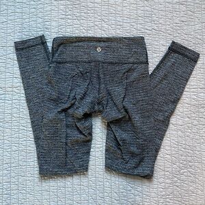 Lululemon Athletica leggings - black and grey
